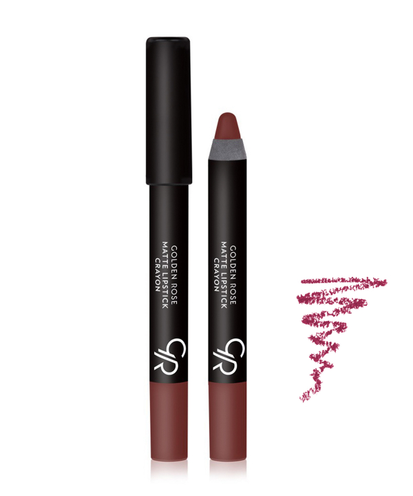 golden rose matte crayon 01