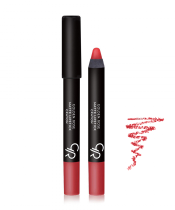 رژ لب مدادی گلدن رز Golden Rose مدل Matte Lipstick Crayon وزن 3.5 گرم