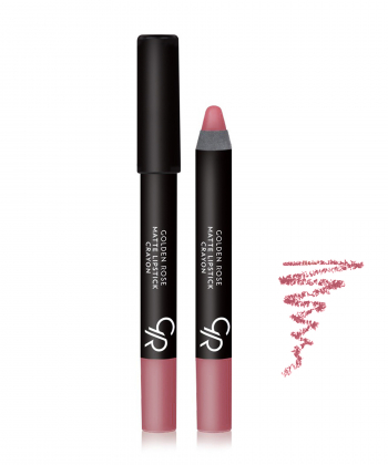 رژ لب مدادی گلدن رز Golden Rose مدل Matte Lipstick Crayon وزن 3.5 گرم