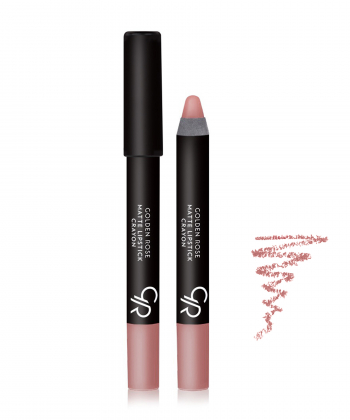 رژ لب مدادی گلدن رز Golden Rose مدل Matte Lipstick Crayon وزن 3.5 گرم