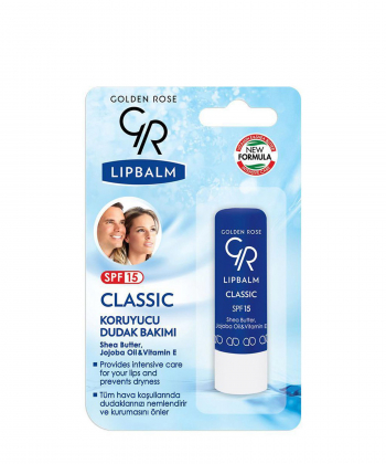 بالم لب حاوی ضد آفتاب SPF15 گلدن رز Golden Rose مدل Classic