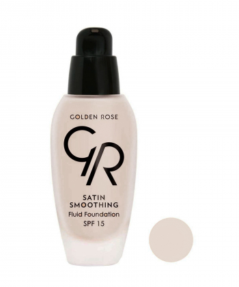 کرم پودر با Spf15 گلدن رز Golden Rose مدل Satin Smoothing