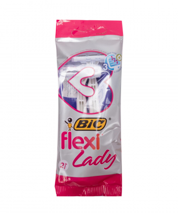 خودتراش زنانه بیک Bic مدل Flexi Lady3 بسته 2 عددی