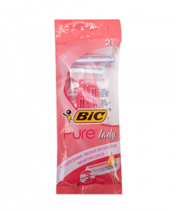 خودتراش زنانه بیک Bic مدل Pure Lady بسته 2 عددی