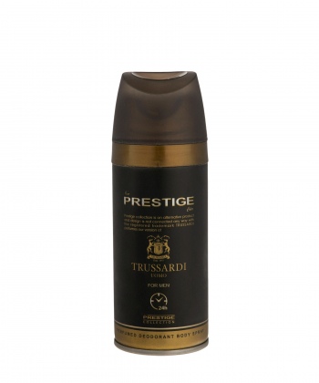 اسپری دئودورانت مردانه پرستیژ Prestige مدل Trussardi Uomo حجم 150 میلی لیتر