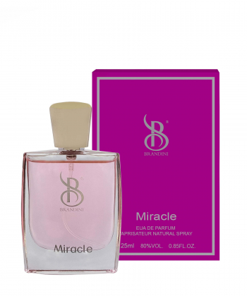 عطر جیبی زنانه برندینی Brandini مدل Miracle حجم 25 میلی لیتر