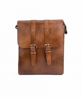 کیف دوشی چرم طبیعی لانکا Lanka Leather مدلCB-16