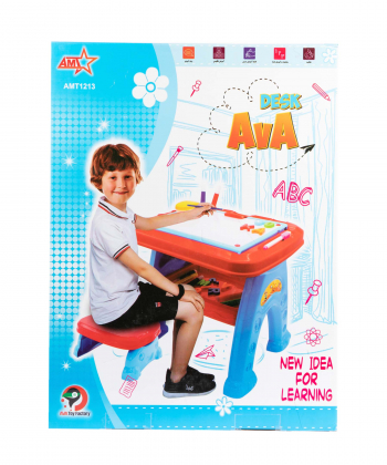 میز تحریر کودک پلاستیکی اسباب بازی آوا Ava Toy Factory کد 3500