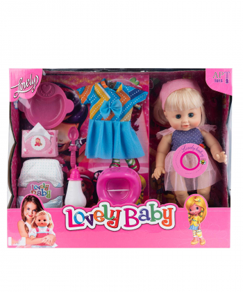 عروسک بیبی به همراه وسایل کی تویز Kitoys کد 3020doll