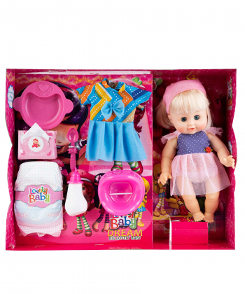 عروسک بیبی به همراه وسایل کی تویز Kitoys کد 3020doll