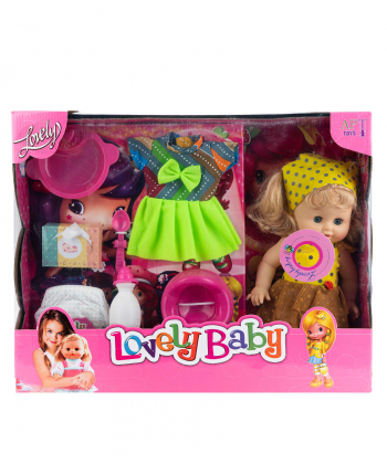 عروسک بیبی به همراه وسایل کی تویز Kitoys کد 3020doll