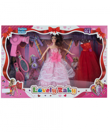 عروسک باربی با وسایل کی تویز Kitoys کد 89doll