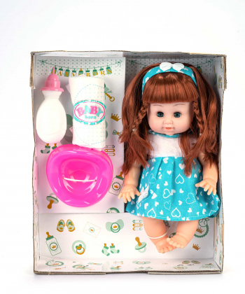 عروسک دخترانه به همراه وسایل بیبی بورن Baby Born کد 677doll