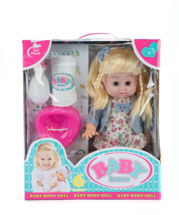 عروسک دخترانه به همراه وسایل بیبی بورن Baby Born کد 677doll