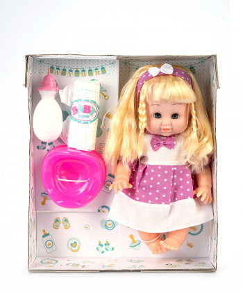 عروسک دخترانه به همراه وسایل بیبی بورن Baby Born کد 677doll