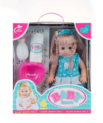 عروسک دخترانه به همراه وسایل بیبی بورن Baby Born کد 677doll