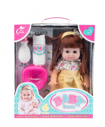 عروسک دخترانه به همراه وسایل بیبی بورن Baby Born کد 677doll