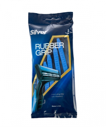 خودتراش سیلور Silver مدل Rubber Grip بسته 5 عددی