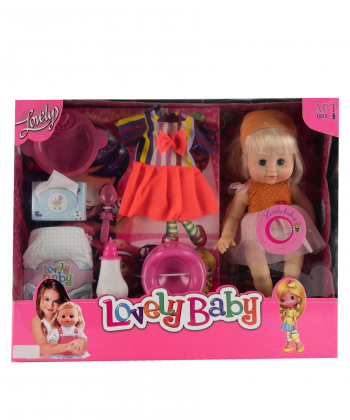 عروسک بیبی به همراه وسایل کی تویز Kitoys کد 3020doll