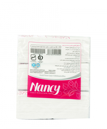 دستمال کاغذی 200 برگ نانسی Nancy بسته 3 عددی