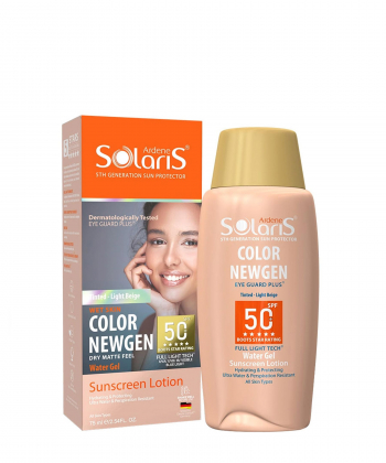 لوسیون ضد آفتاب رنگی SPF50 آردن سولاریس Ardene Solaris مدل Color Newgen حجم 75 میلی لیتر