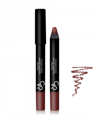 رژ لب مدادی گلدن رز Golden Rose مدل Matte Lipstick Crayon وزن 3.5 گرم