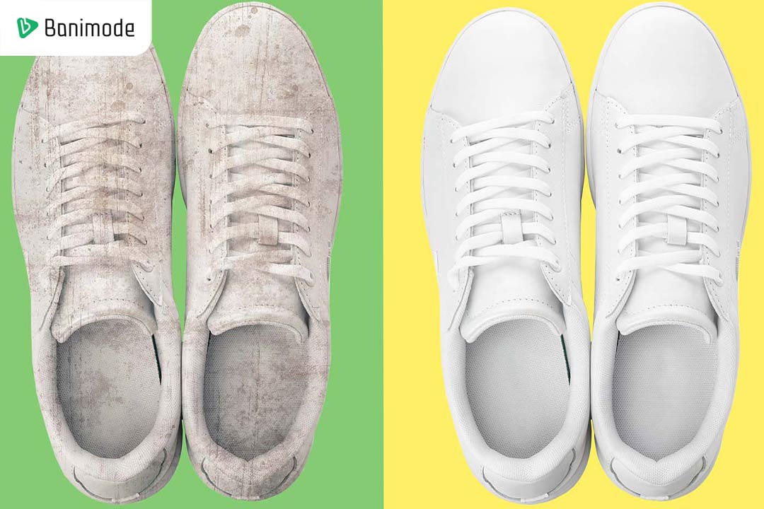 نحوه تمیز کردن کفش سفید: راز‌های درخشش کفش‌های سفید