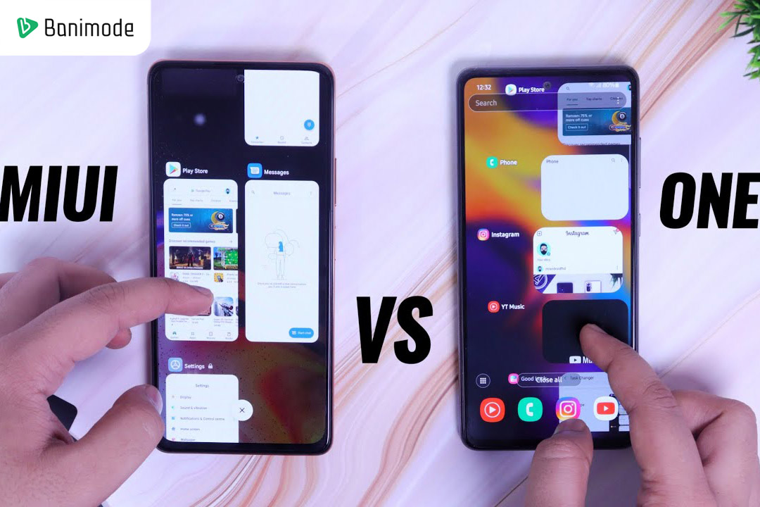 طراحی و ظاهر: One UI در مقابل MIUI