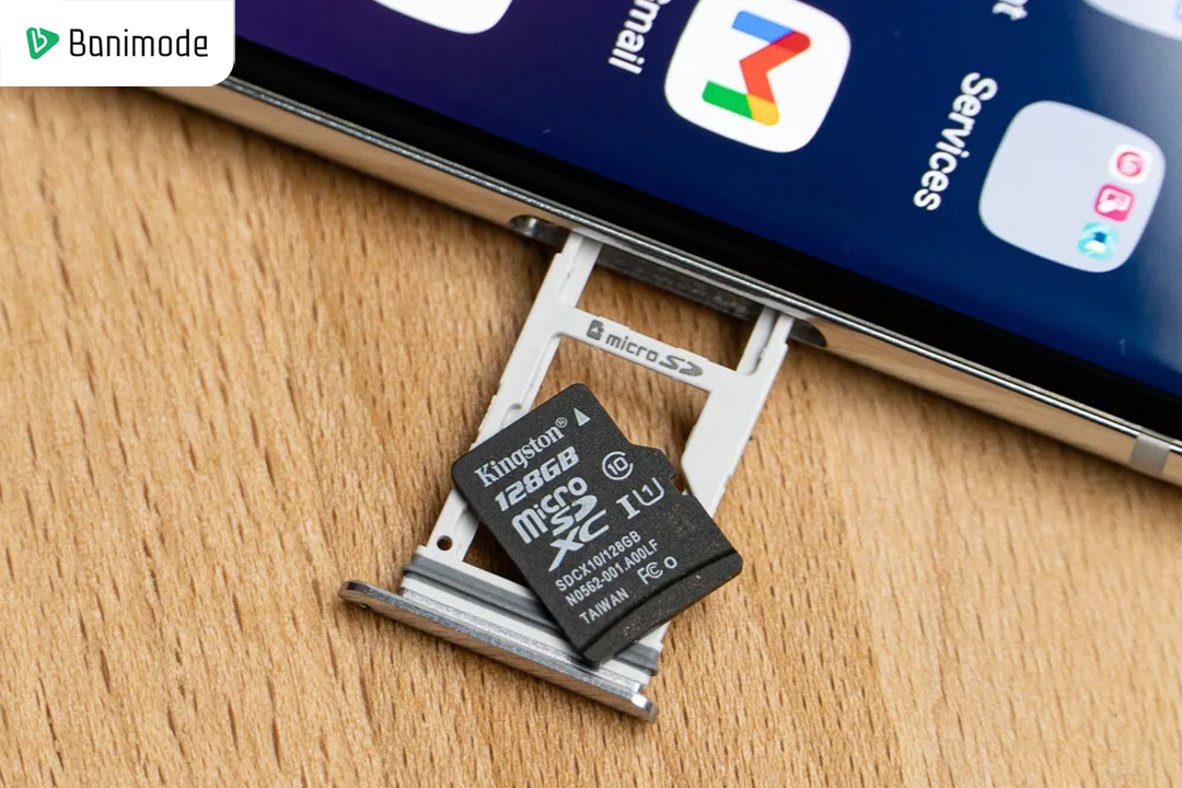 استفاده از کارت حافظه جانبی (SD Card)